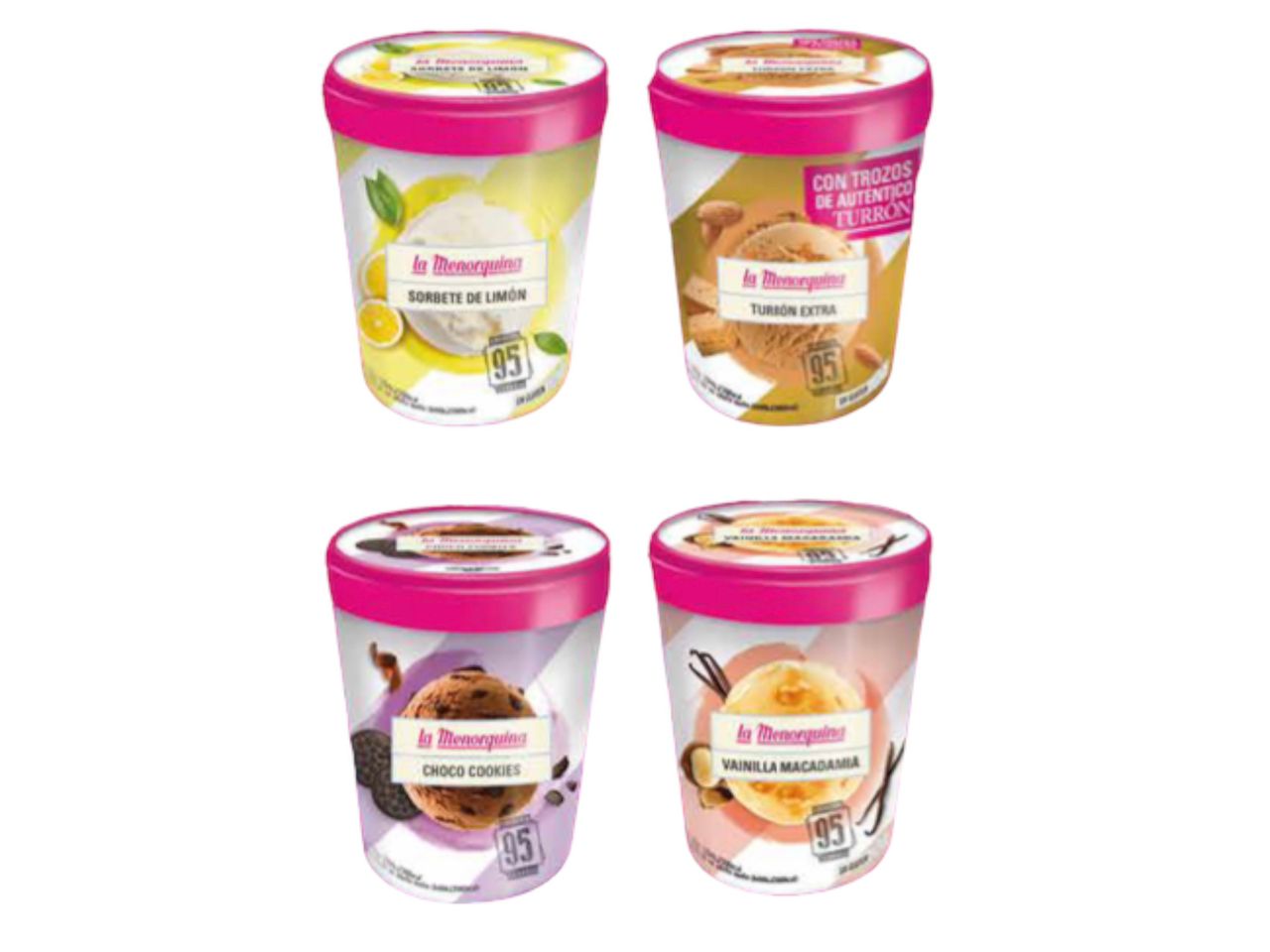 Helado de pote importado